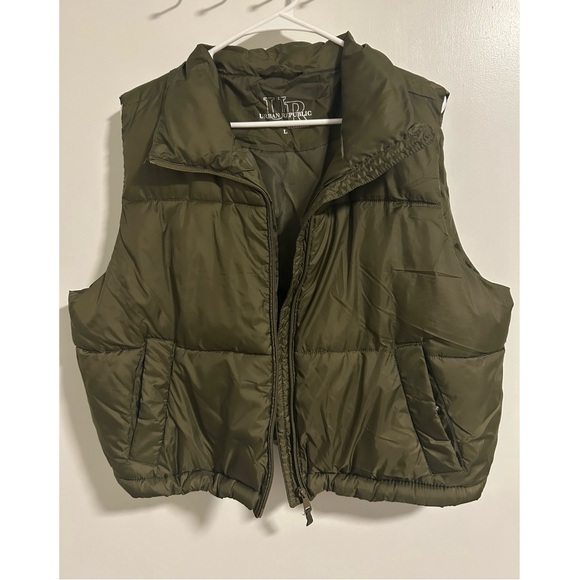 Urban Republic Jackets & Blazers - Urban Republic Khaki Puffer Vest